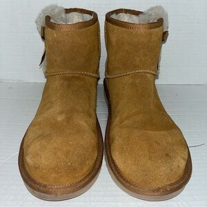 Koolaburra by Ugg winter Boots Women's Victoria Chestnut Brown Size 9 Warm